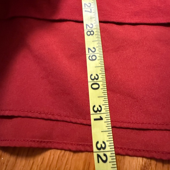 Soft‎ Surroundings Tunic Blouse Red Burgundy 2X Faux Layered Oversized Excellent - Picture 10 of 10